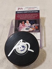 ALEX KILLORN signed LIGHTNING puck JSA COA