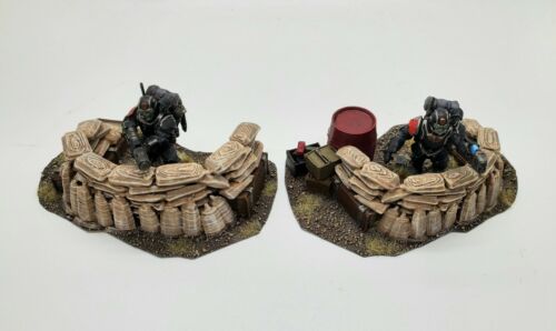 3d Printed Terrain 28mm SandBag Defense Line Perfect For Tabletop Wargames - Picture 3 of 12