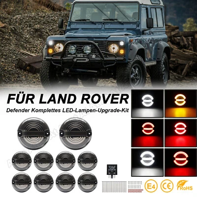 Für Land Rover Defender 90 110 130 LED-Blinker-Stopp-Rücklicht-Upgrade-Kit 73MM - Bild 1 von 4