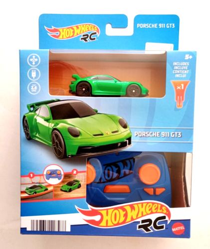 Hot Wheels RC Green Porsche 911 GT3 Radio Controlled 2023 - Foto 1 di 6