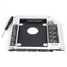 For Apple MBP MacBook Pro A1278 A1286 A1297 2nd SATA HDD SSD Caddy Adapter Tray