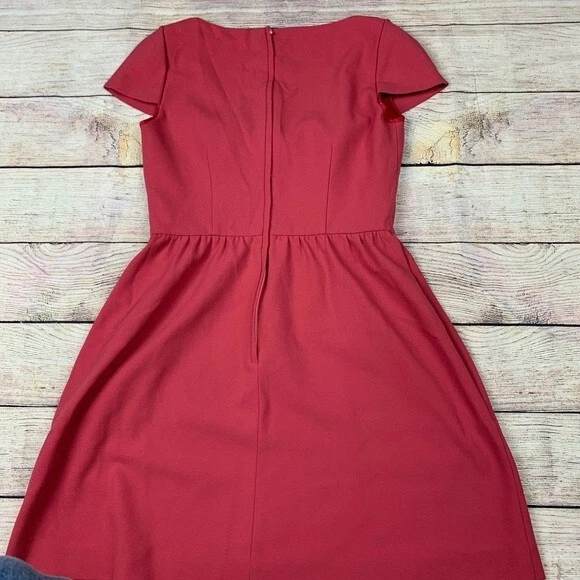 Abito rosso Valentino fiocco manica anteriore Begonia IT taglia 40