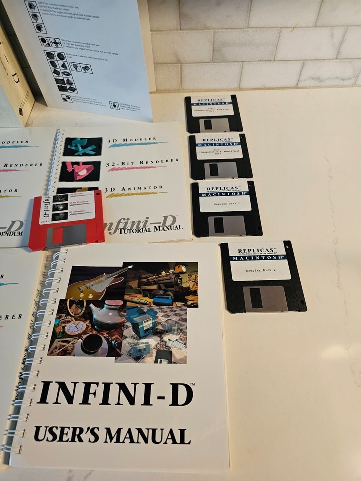 RARE VTG SPECULAR INFINI-D 3D Modeling But Renderer Animation Software ...
