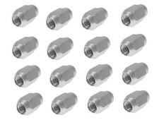 Lug Nut, BOX OF 16, Chrome Closed End Metric 12mm-1.25, OD 3/4" Yamaha