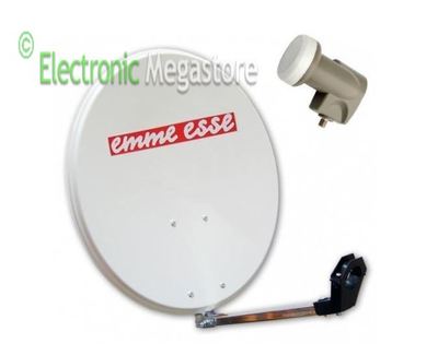 Kit Parabola Satellitare Offset 60 Cm Con LNB 1 Uscita DVB-S - Per Ricezione TV Satellitare - Foto 7