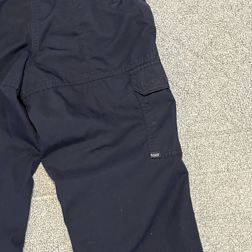 5.11 Tactical Pants Womens Size 8 Blue Workwear EMT Pockets Cargo Rip Stop - Picture 10 of 10