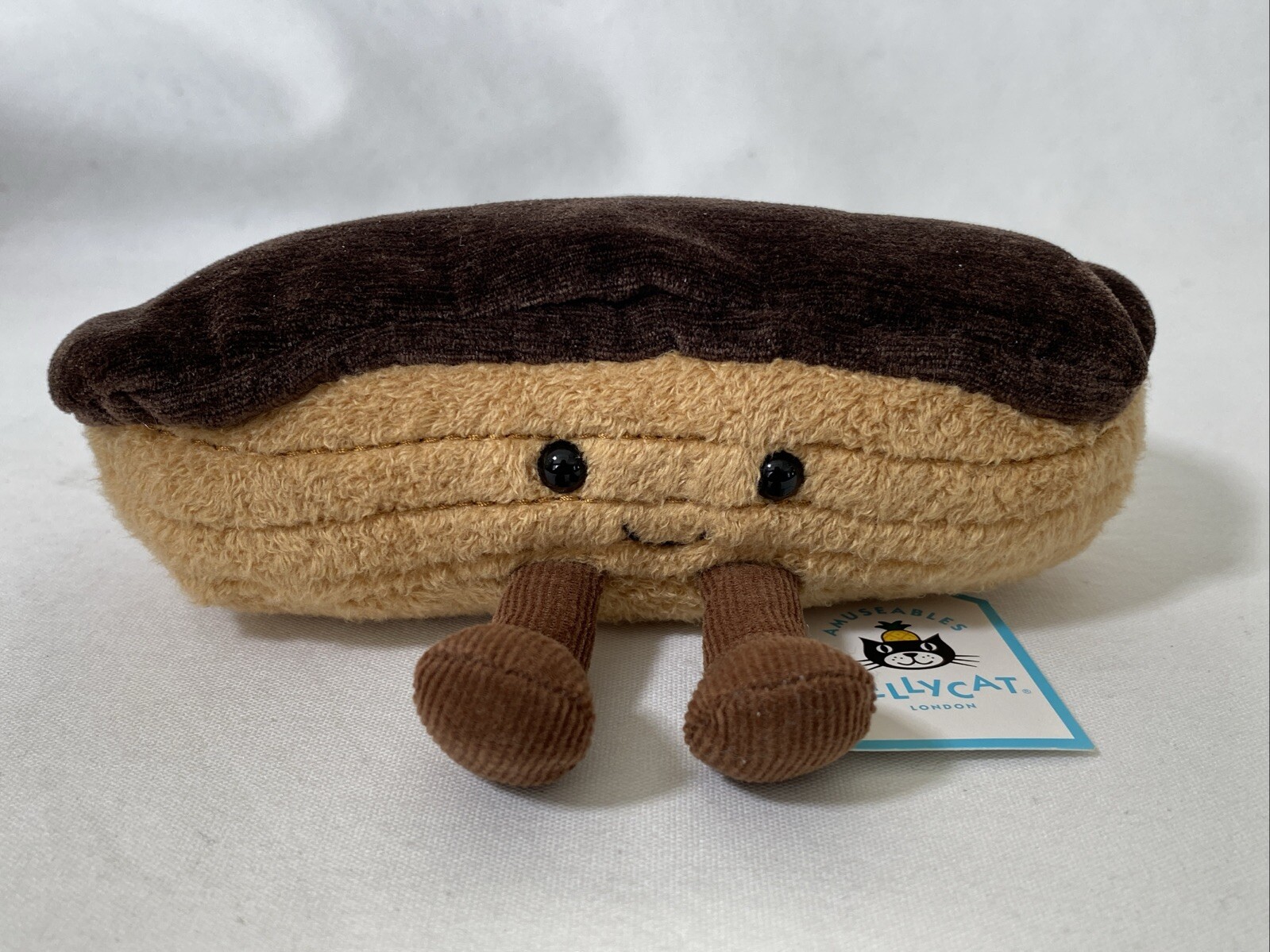 Peluche Jellycat Pastelería ETIENNE ECLAIR DIVERTIDO EXCLUSIVO DE PARÍS ¡NUEVO EN MANO!