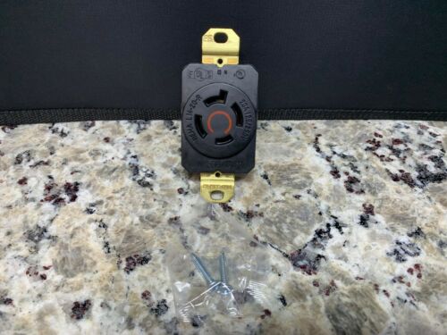 LEGRAND 20-Amp Turnlok Industrial Locking Outlet L1420RCCV3 NEMA L14-20R - Picture 3 of 7