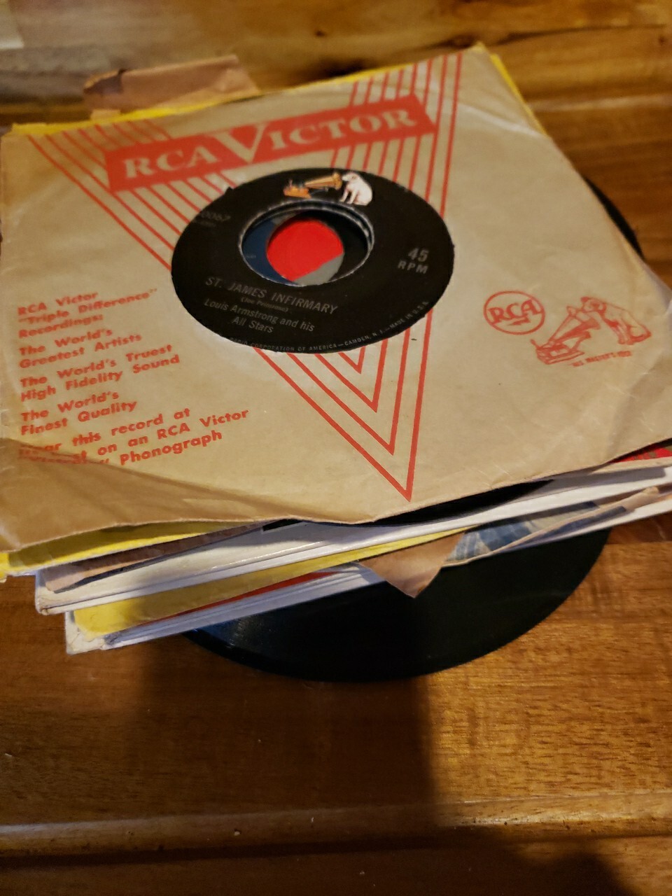 **Lot 45 Rpm Records. Orchestra And Popular Famous Singers. Lot Of 24 ...