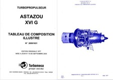 Turbomeca Astazou Helicopter Engine Parts Ser...