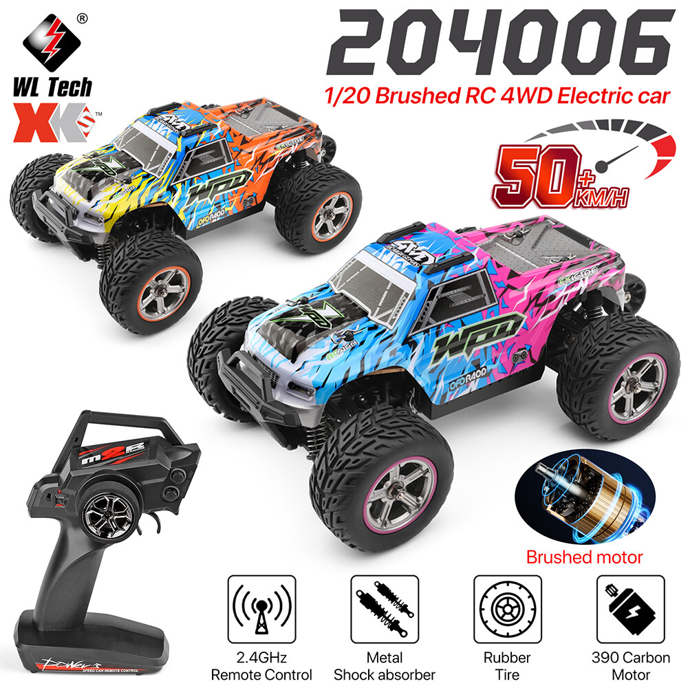 4wd Rally Carro Control Remoto Rock Through KM WRC C3 1/7 4WD