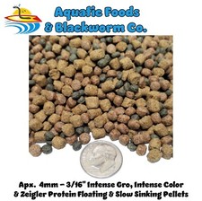 5-lbs 4mm 3-Type Intense Gro, Intense Color  Zeigler Protein Pellets. KGM-300