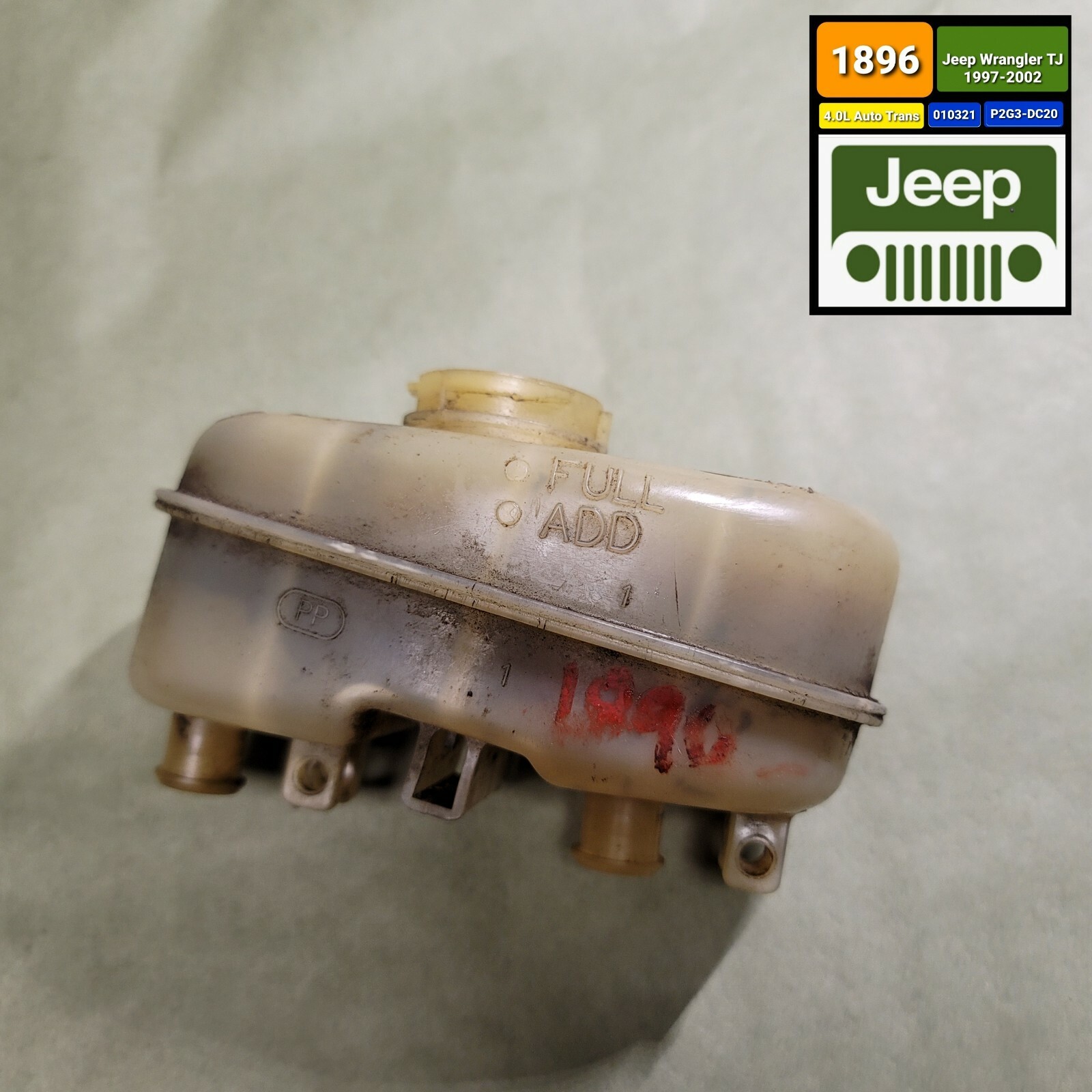 Actualizar 75+ imagen 2002 jeep wrangler master cylinder Thptnganamst