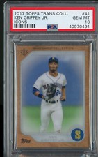 2017 Topps Transcendent ColIection Icons Ken Griffey Jr #41 PSA 10 GEM MINT POP1