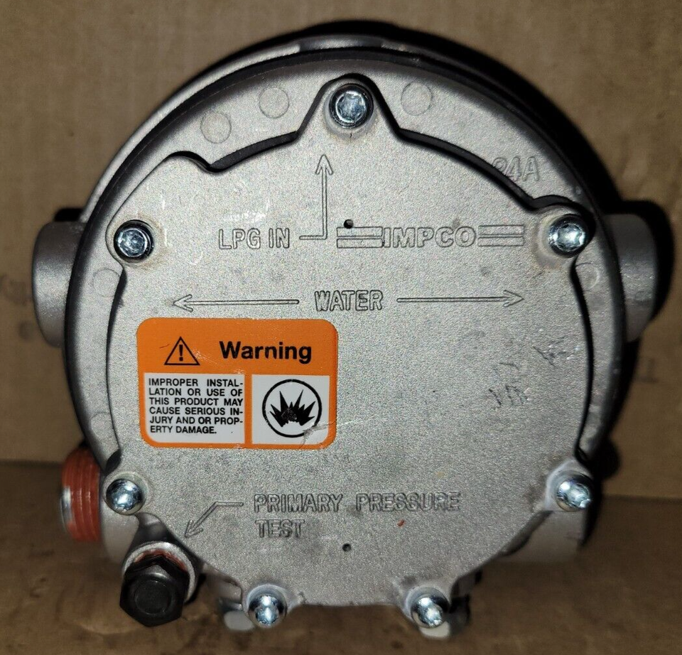 Impco MODEL J PROPANE REGULATOR/CONVERTER IMPCO forklift fuel system eBay