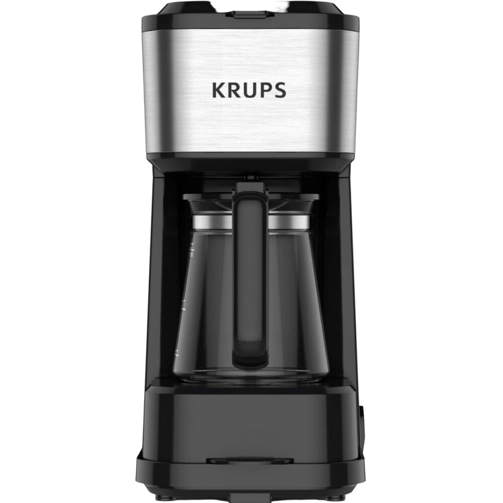 Krups KM207D Multiverse 3 in 1 Filterkaffeemaschine schwarz/silber 