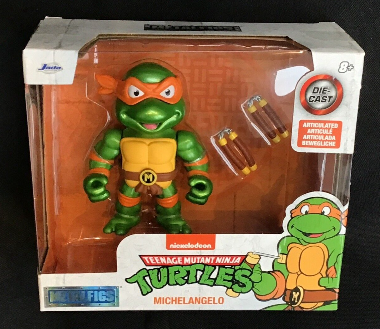 Teenage Mutant Ninja Turtles Metal Die-Cast Michelangelo Jada MIB