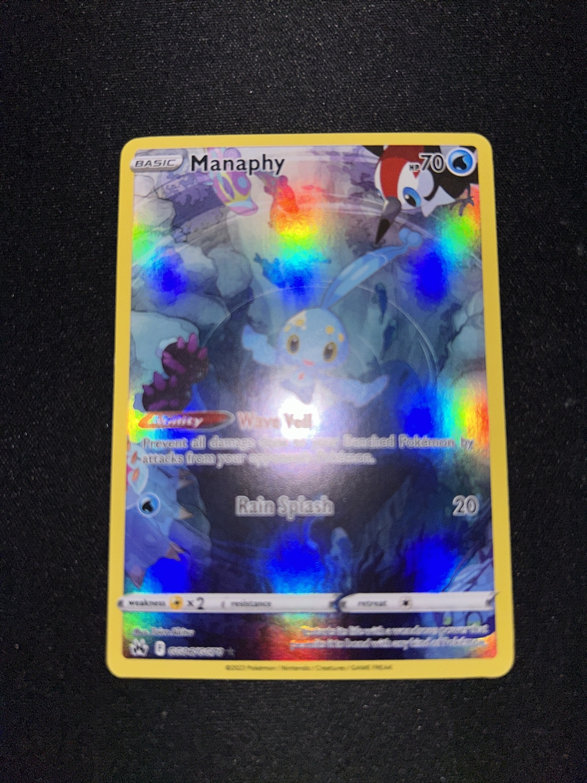 Manaphy GG06/GG70 Crown Zenith NM/M