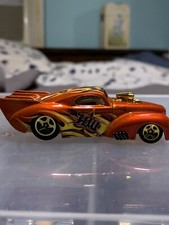 41  Willys Hotwheel Drag Racing Car Red Gold