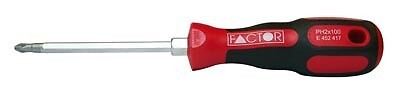 Factor Kreuzschlitz-PH-Schraubendreher mit Sechskantklinge PH 1 x 80 mm - 36614