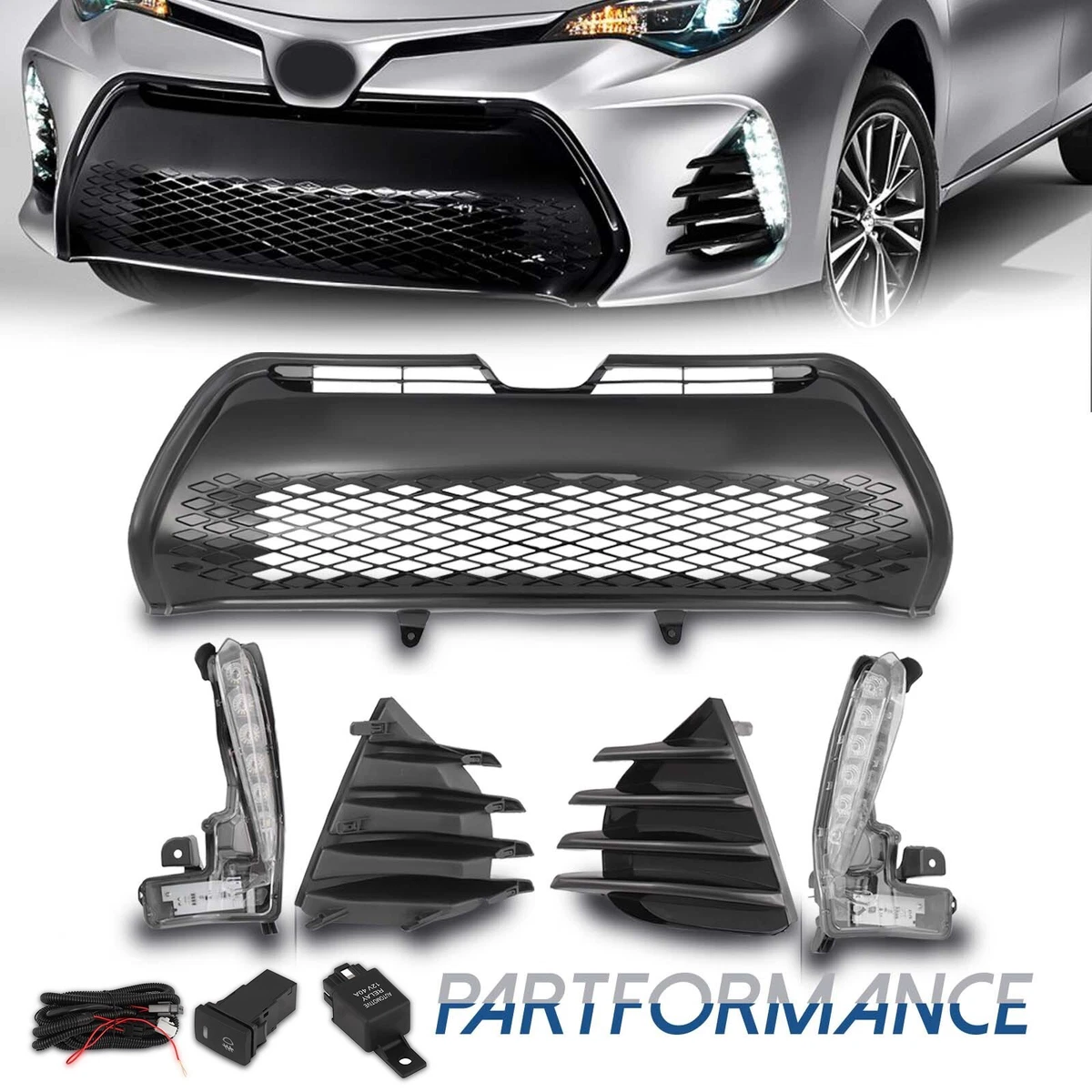 Farol Dianteiro Direito C/ Led Toyota Corolla 2017/2019