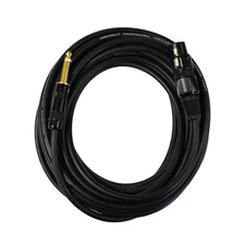 Audio2000's C07050 50 Ft 1/4" TS to XLR Female Microphone Cable