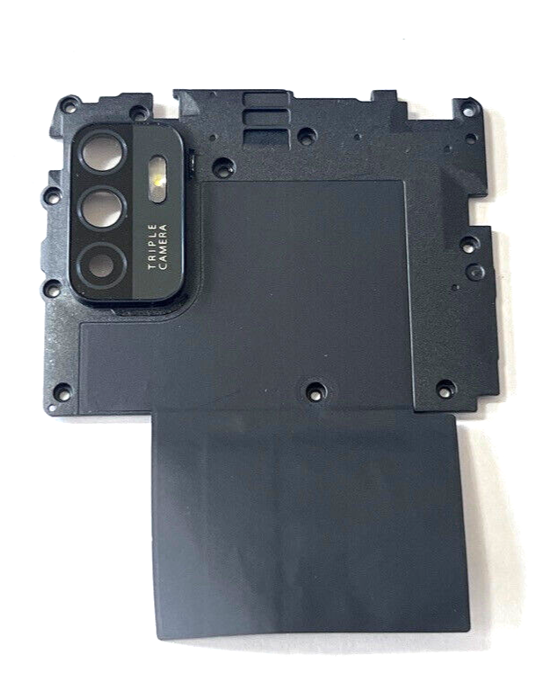 FOR ZTE ZMax 11 Z6251 Rear Camera Lens Glass Cover Mid Back Frame