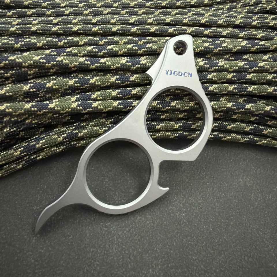 RIHE Design TC4 TITANIO canguro EDC Mini herramienta ruit pelador naranja abridor de botellas Foto 2 de 4