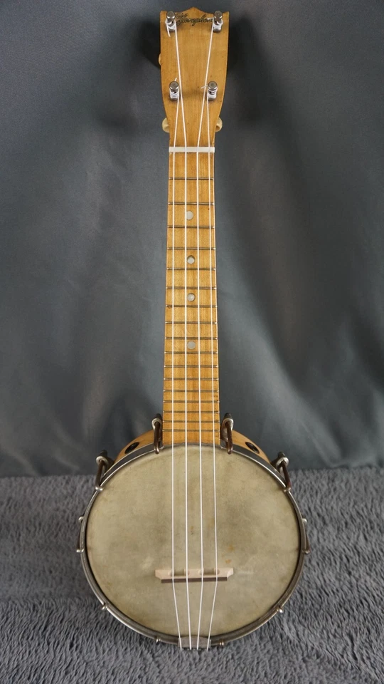Ukelele Gretsch Clarophone Banjo Banjolele años 20 - Arce natural Foto 2 de 4