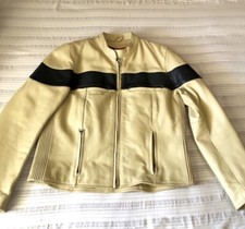 Highway One Full Zip Mesh Lining Genuine Leather Ladies Small Jacket Excellent