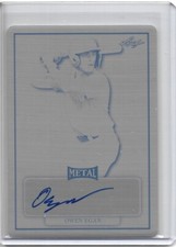 2022 Leaf Perfect Game OWEN EGAN  Autograph/Black Printing Plate 1/1 - UCLA