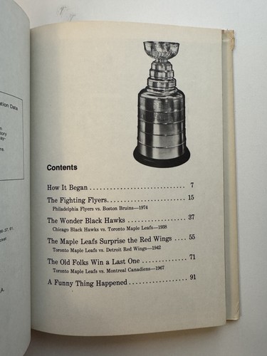 Great Upsets Of Stanley Cup Hockey Hardcover By John Devaney 1976 Garrard - Imagen 4 de 4