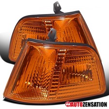 Fit 1990-1991 Honda Civic Coupe Hatchback Amber Corner Lights Turn Signal Lamps Fit 1990-1991 Honda Civic Coupe Hatchback Amber Corner Lights Turn Signal Lamps