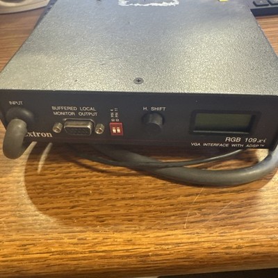 EXTRON RGB-109XI / RGB109XI VGA Interface w/ADSP *untested but powers on* Bin 14