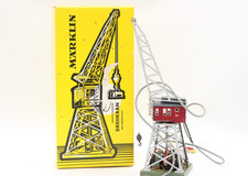 Märklin Drehkran elektrischer Kran Nr. 7051 W.-Germany Eisenbahn in OVP Vintage