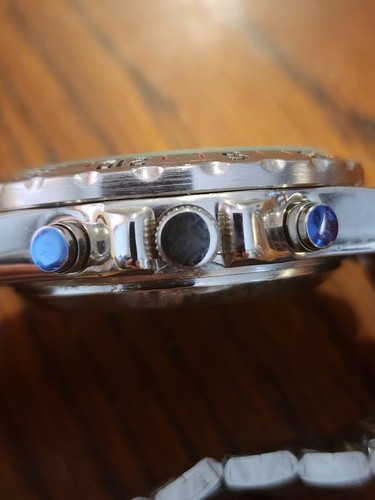 Stauer Men 19093 Compendium Hybrid Chronograph Stainless Steel Watch 8 ...