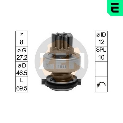 ERA Freilaufgetriebe Starter ZN1011 für N13 MICRA K10 B12 NISSAN SUNNY B11 1 2 3