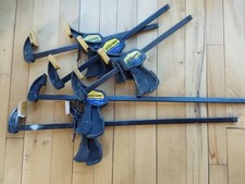 5 Irwin Quick-Grip clamps lot 12 and 24