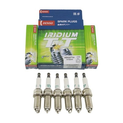 6 pc DENSO 4705 Iridium TT Spark Plugs for IKBH20TT 90919-01279 90919-01263 OEM