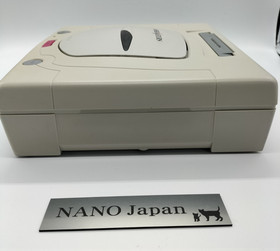 Sega Saturn Console HST-3220 White Model System Controller Tested Japan