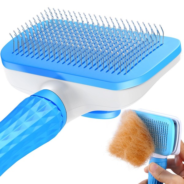 HundebüRste KatzenbüRste Fellpflege Langhaar Kurzhaar Haustiere EdelstahlzäHne-image