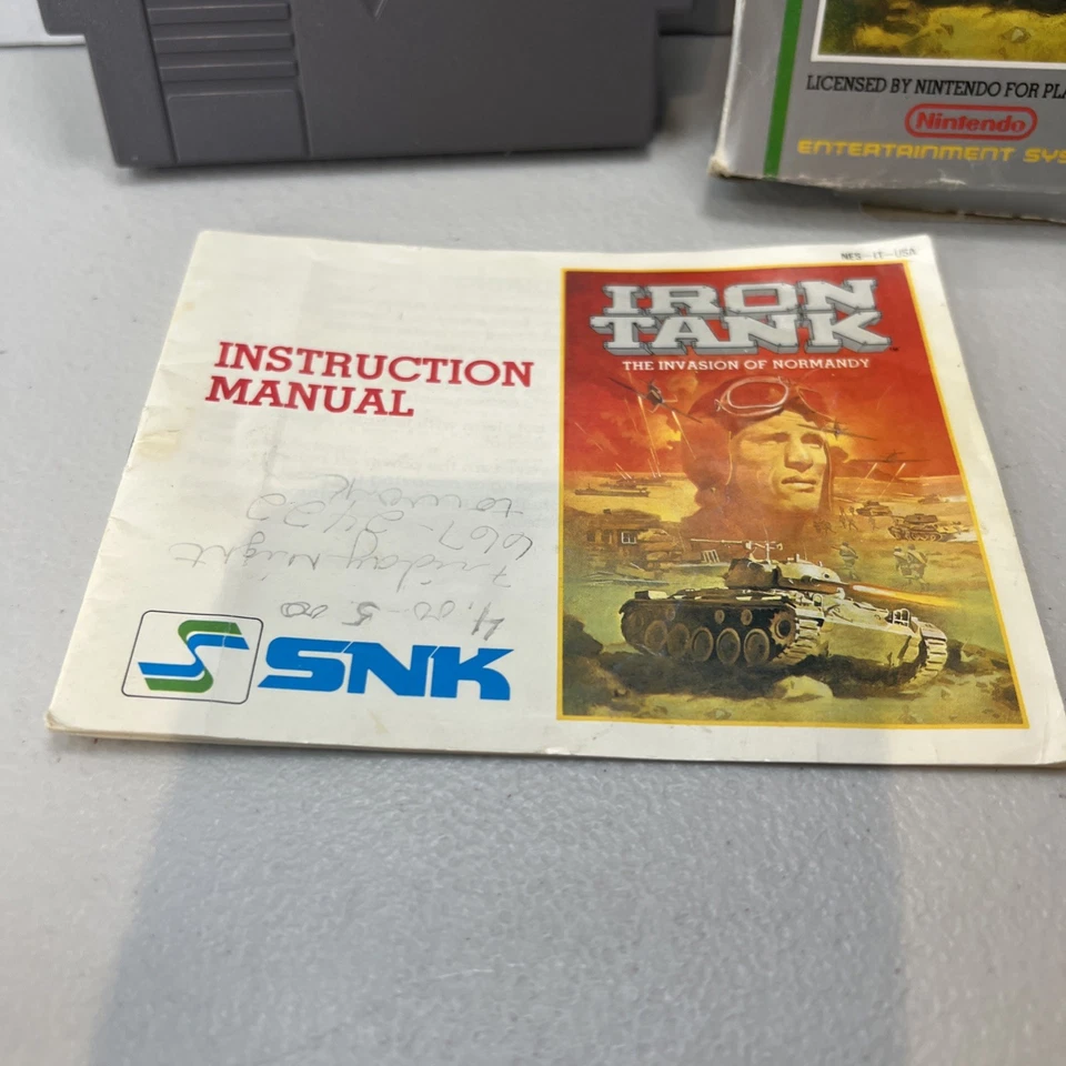 Iron Tank -- NES Nintendo Game Original Box Complete CIB with Manual. Vintage - Image 4 of 4