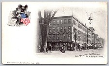 Vintage Chapel Street New Haven Connecticut Black & White Postcard AA96 Vintage Chapel Street New Haven Connecticut Black & White Postcard AA96