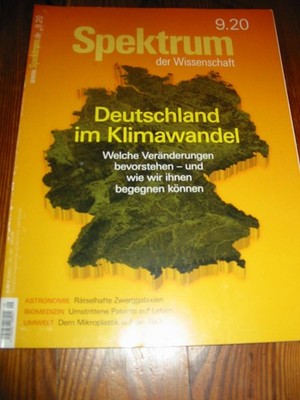 Spektrum der Wissenschaft 9.20 Thema: Deutschland im Klimawandel