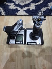 Logitech G Saitek X52 Pro Flight Control System SIMULAZIONE ACCELERATORE E STICK
