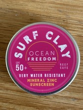 Mineral Sun Cream SPF 50+ Zinc Pink Surf Clay Water Resistant Travel Ski Kids