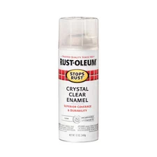 Rust-Oleum 7701830 Rust Preventative Spray Paint, Clear, Gloss, Solvent, 12 Oz