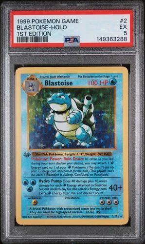 New Listing1999 POKEMON GAME 1ST EDITION #2 BLASTOISE-HOLO PSA 5