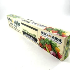 New Ferry Morse Seed Cuttings Herbs Starting Grow Light Fixture Kit 2’