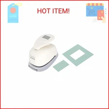 Bira Craft 7/8" x 1/2" Rectangle Lever Action Craft Punch for Paper Crafting Scr